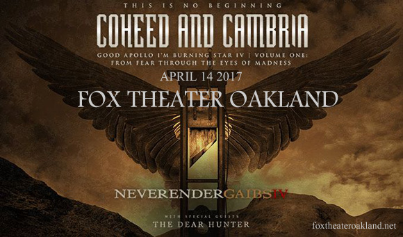 Coheed and Cambria at Fox Theater Oakland