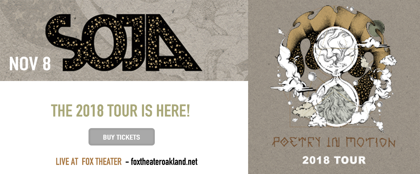 Soja at Fox Theater Oakland tickets Soja at Fox Theater Oakland