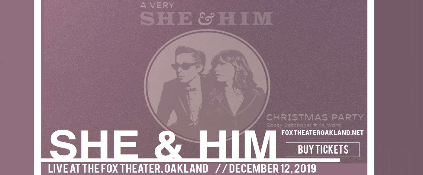 She & Him at Fox Theater Oakland