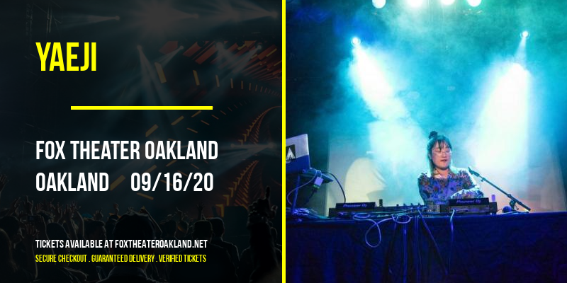 Yaeji at Fox Theater Oakland tickets Yaeji at Fox Theater Oakland
