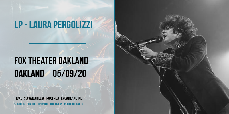 LP - Laura Pergolizzi at Fox Theater Oakland tickets LP - Laura Pergolizzi at Fox Theater Oakland