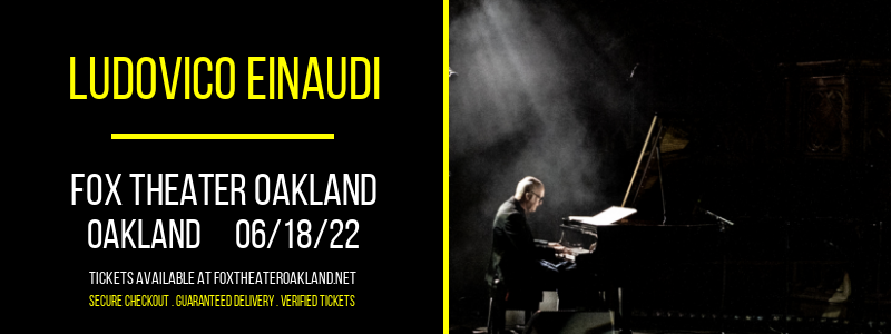 Ludovico Einaudi at Fox Theater Oakland