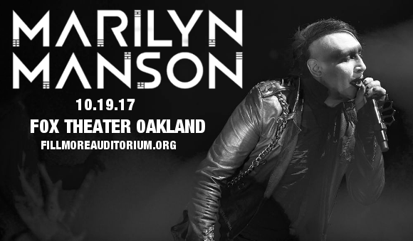 Marilyn Manson at Fox Theater Oakland