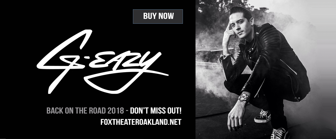 G-Eazy at Fox Theater Oakland tickets G-Eazy at Fox Theater Oakland