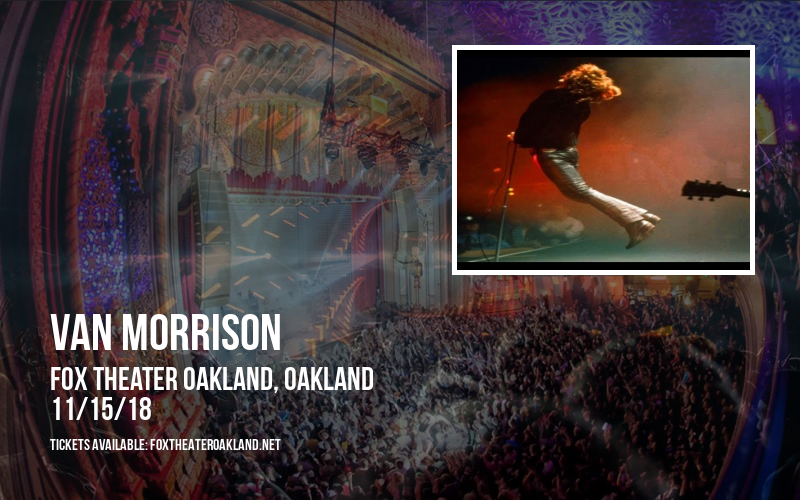 Van Morrison at Fox Theater Oakland