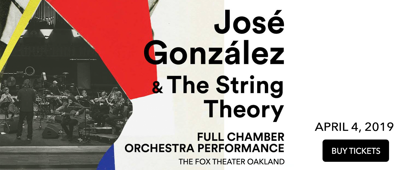 Jose Gonzalez & The String Theory at Fox Theater Oakland