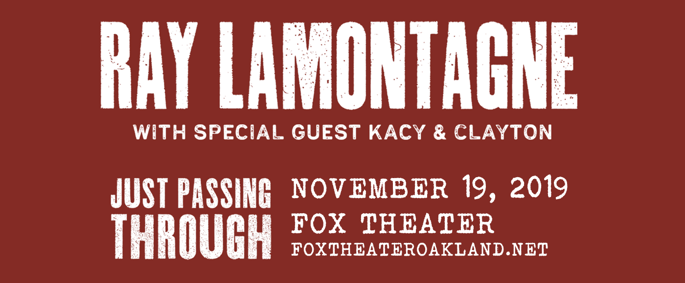 Ray LaMontagne at Fox Theater Oakland