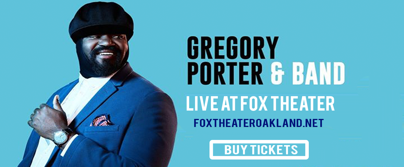 Gregory Porter at Fox Theater Oakland tickets Gregory Porter at Fox Theater Oakland