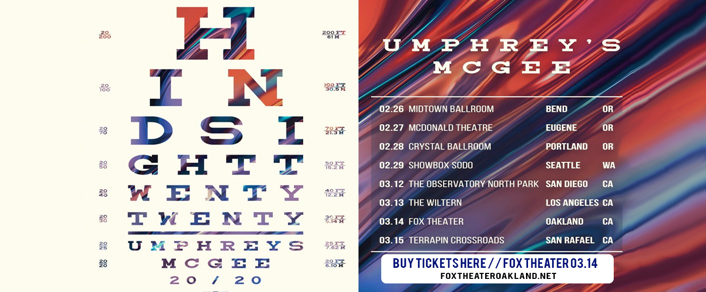Umphrey's McGee at Fox Theater Oakland tickets Umphrey's McGee at Fox Theater Oakland