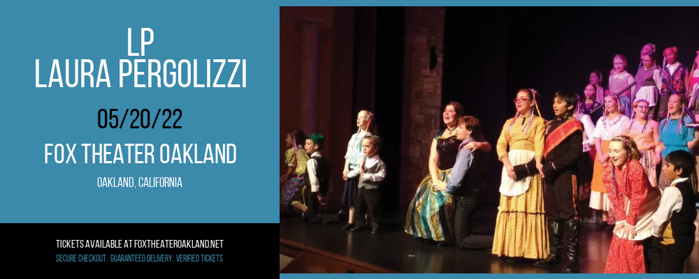 LP - Laura Pergolizzi at Fox Theater Oakland tickets LP - Laura Pergolizzi at Fox Theater Oakland