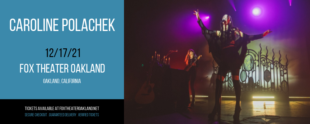 Caroline Polachek at Fox Theater Oakland tickets Caroline Polachek at Fox Theater Oakland