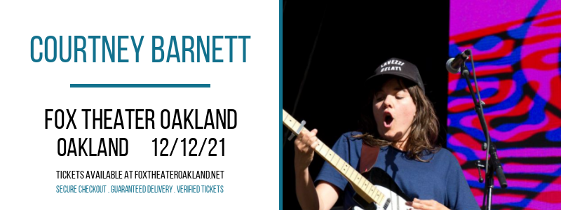 Courtney Barnett at Fox Theater Oakland