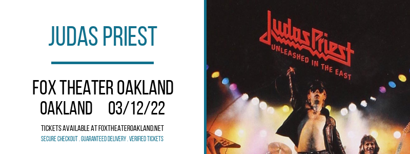 Judas Priest at Fox Theater Oakland