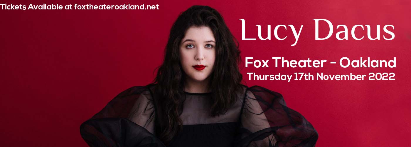 Lucy Dacus at Fox Theater Oakland