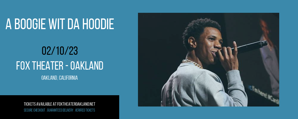 A Boogie Wit Da Hoodie at Fox Theater Oakland