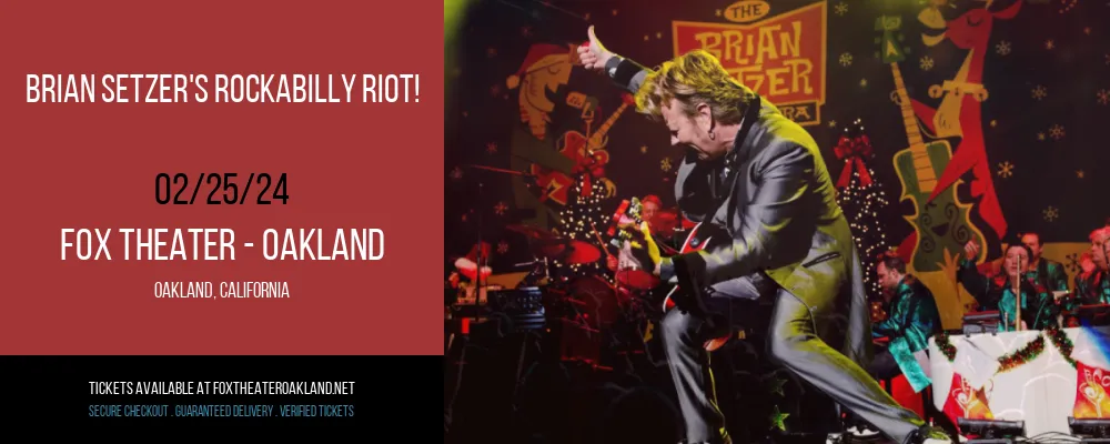 Brian Setzer's Rockabilly Riot! at Fox Theater