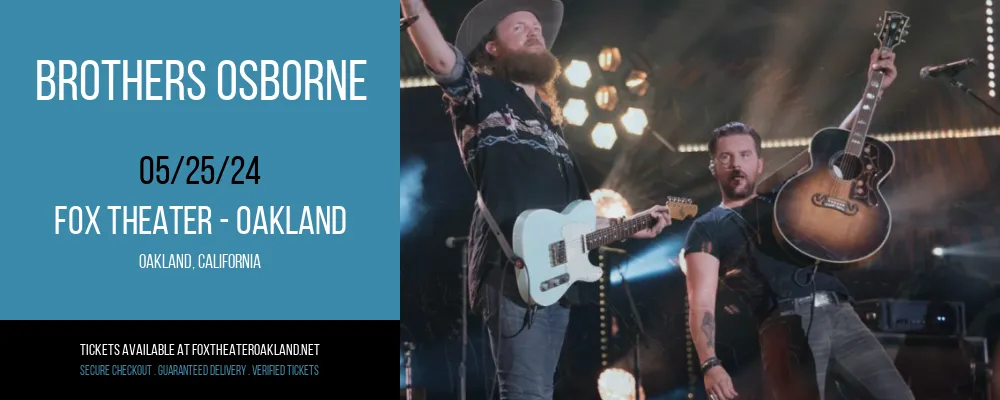 Brothers Osborne at Fox Theater