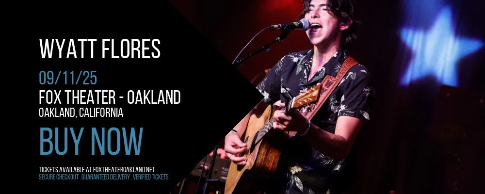 Wyatt Flores at Fox Theater