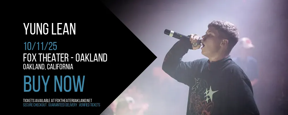 Yung Lean at Fox Theater