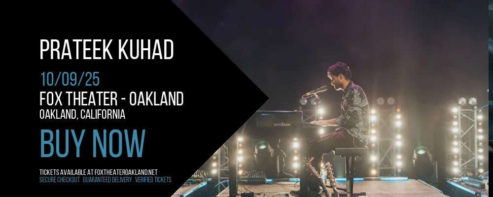 Prateek Kuhad at Fox Theater