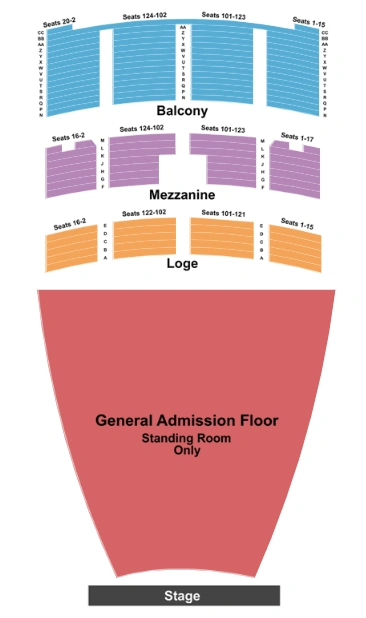 fox theater seating chart