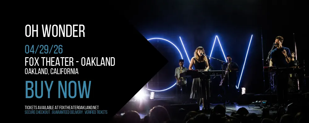 Oh Wonder at Fox Theater